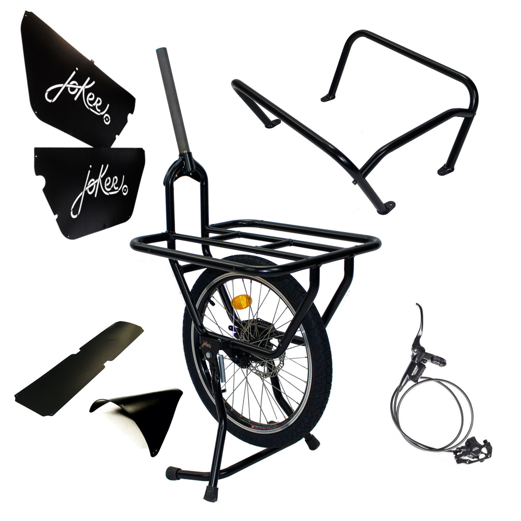 JoKer Mini - Fourche-cargo, roue, frein, garde-boue, kit family