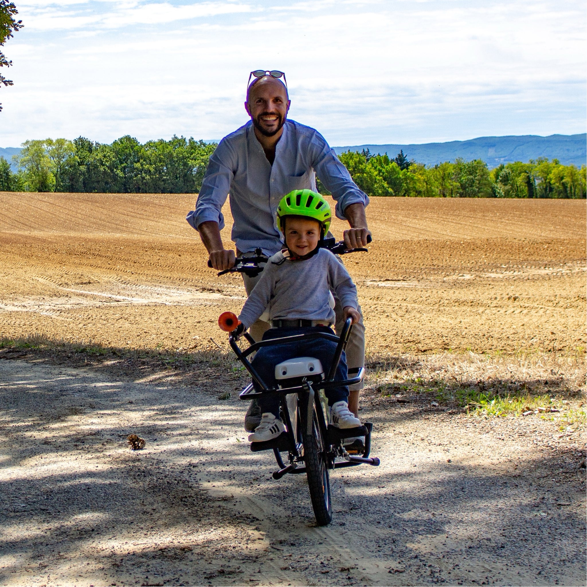 Transport d'enfant à vélo avec le JoKer Mini Family 2