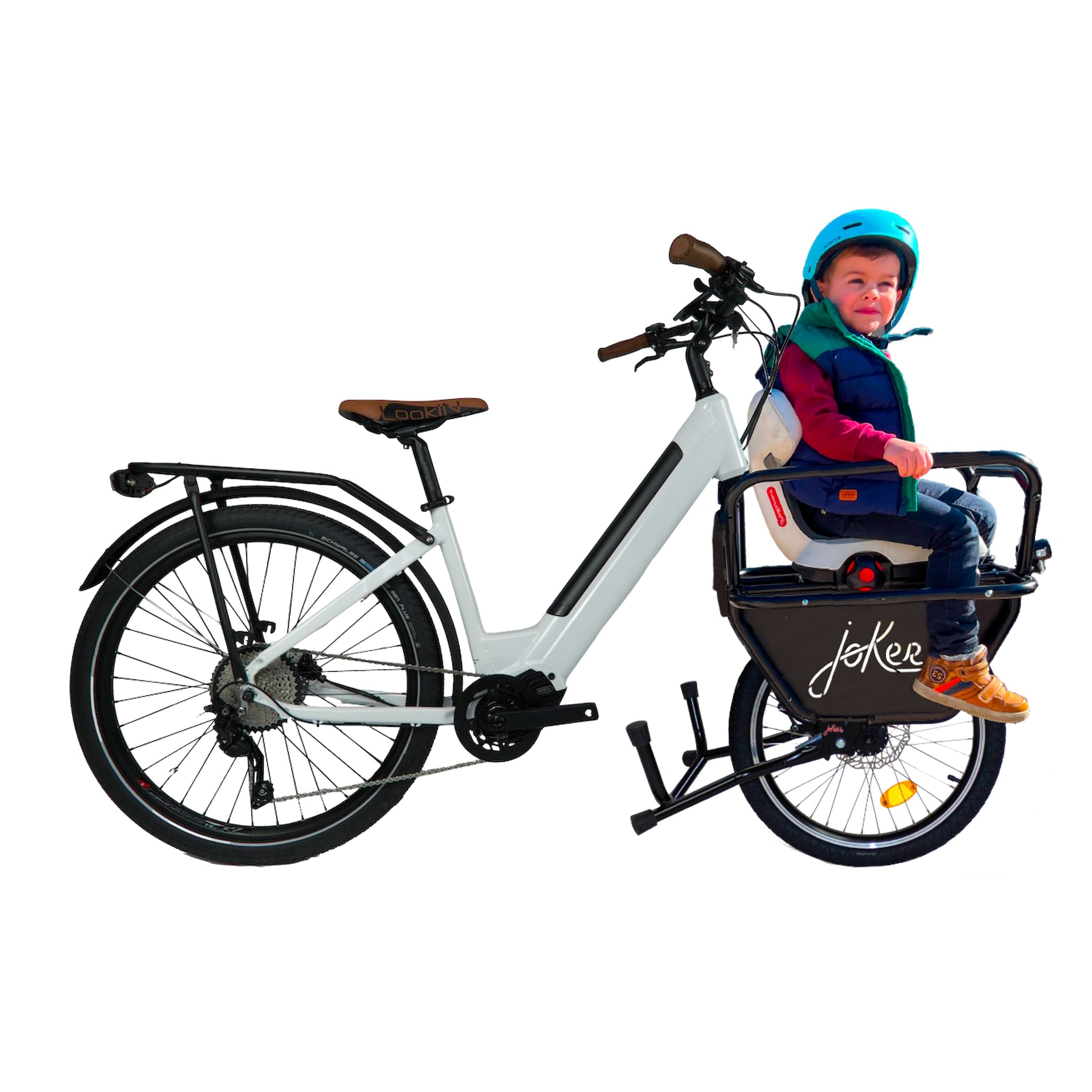Vélo électrique équipé du JoKer Mini Family